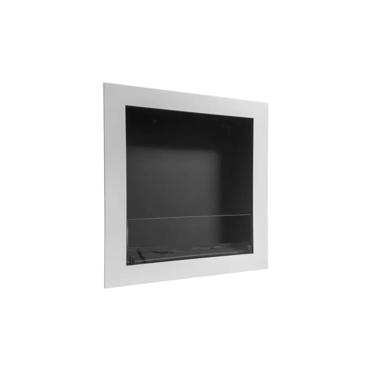 Biokominek do zabudowy Hierro White Kami