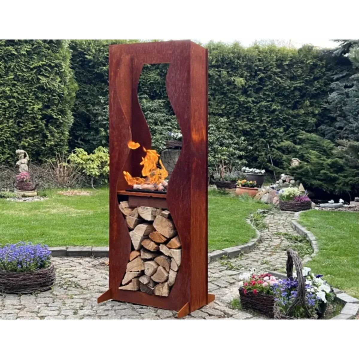 Biokominek wolnostojący Kerinci Kami