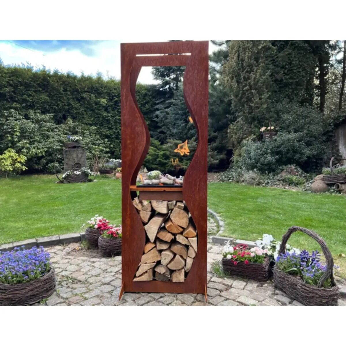 Biokominek wolnostojący Kerinci Kami