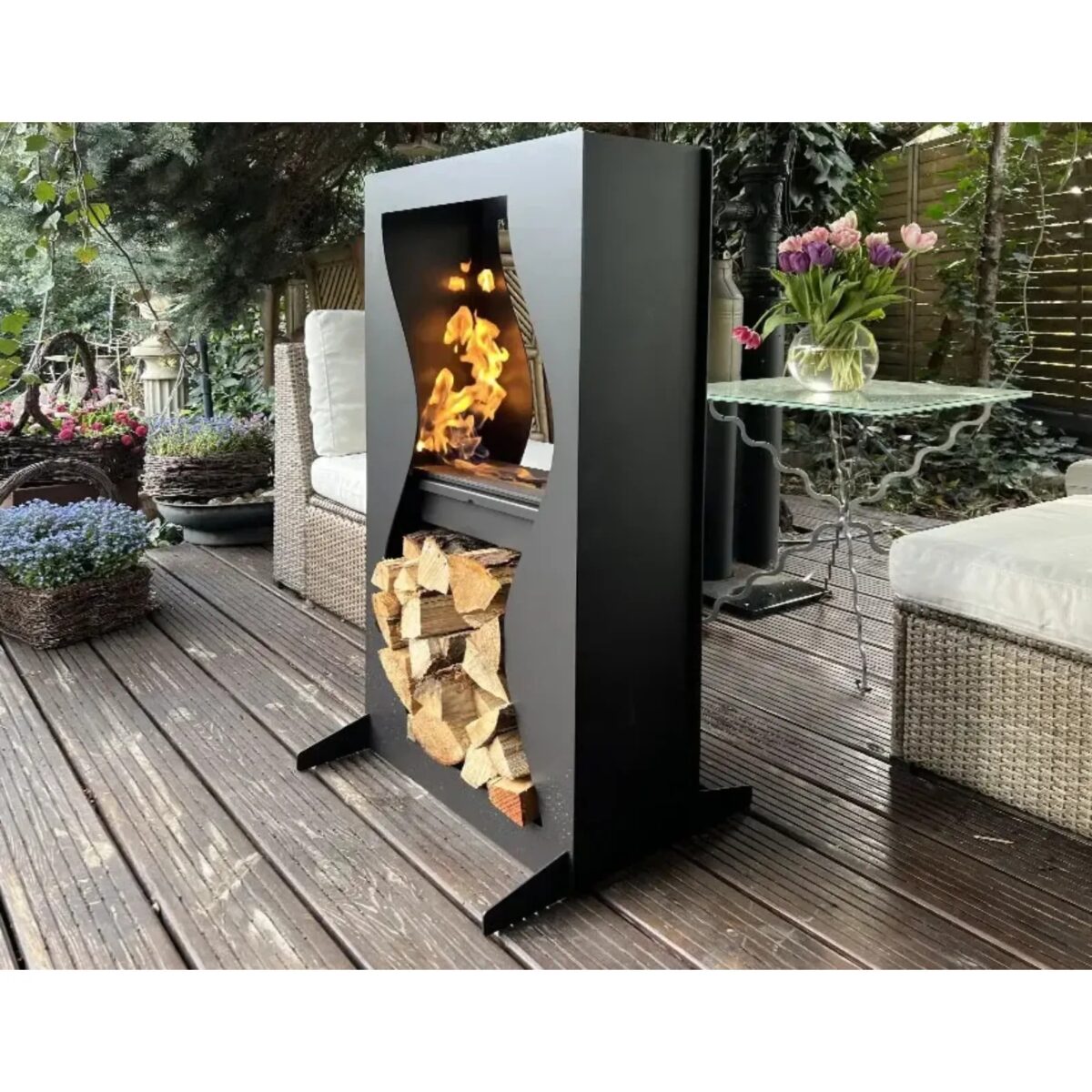 Biokominek wolnostojący Kerinci Kami