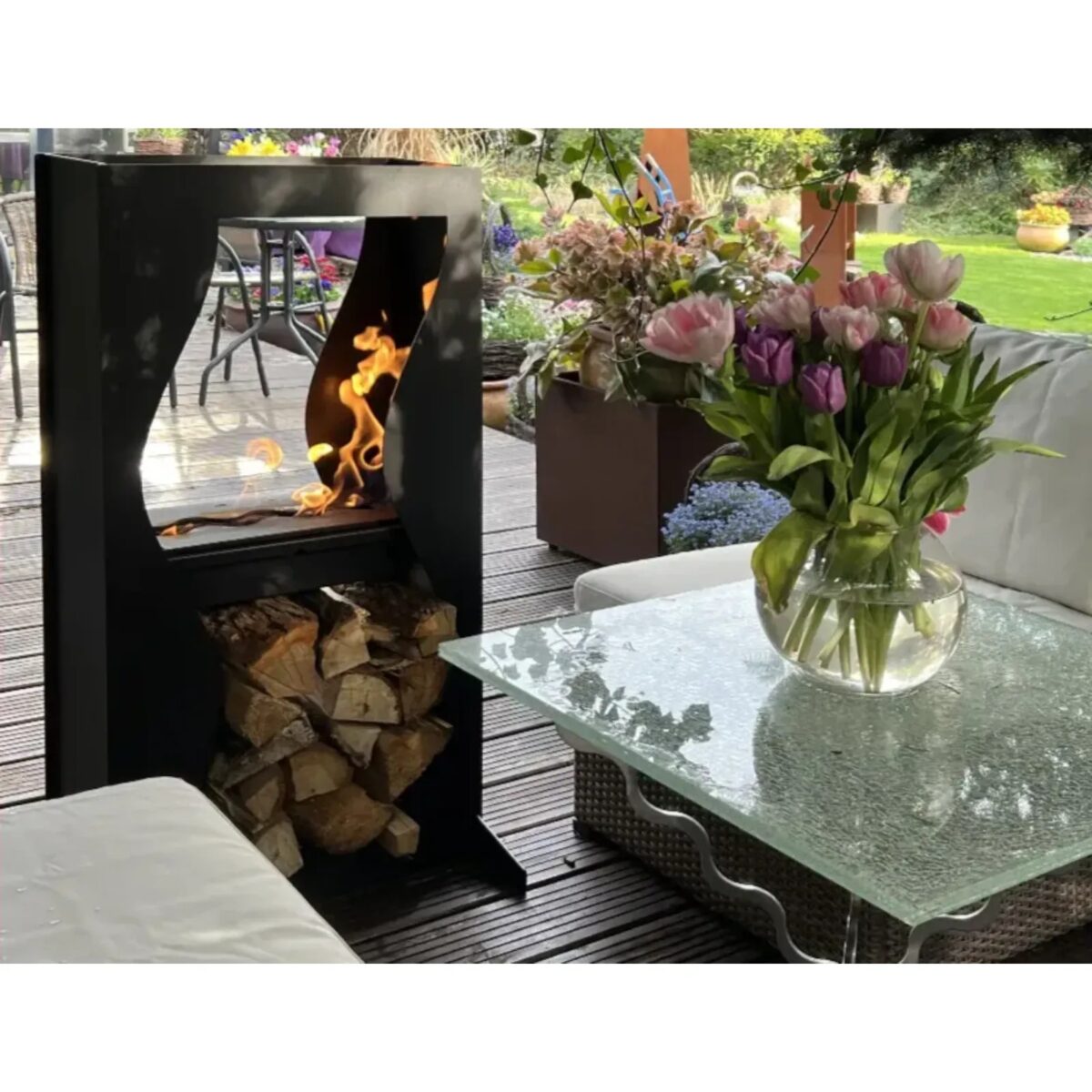 Biokominek wolnostojący Kerinci Kami