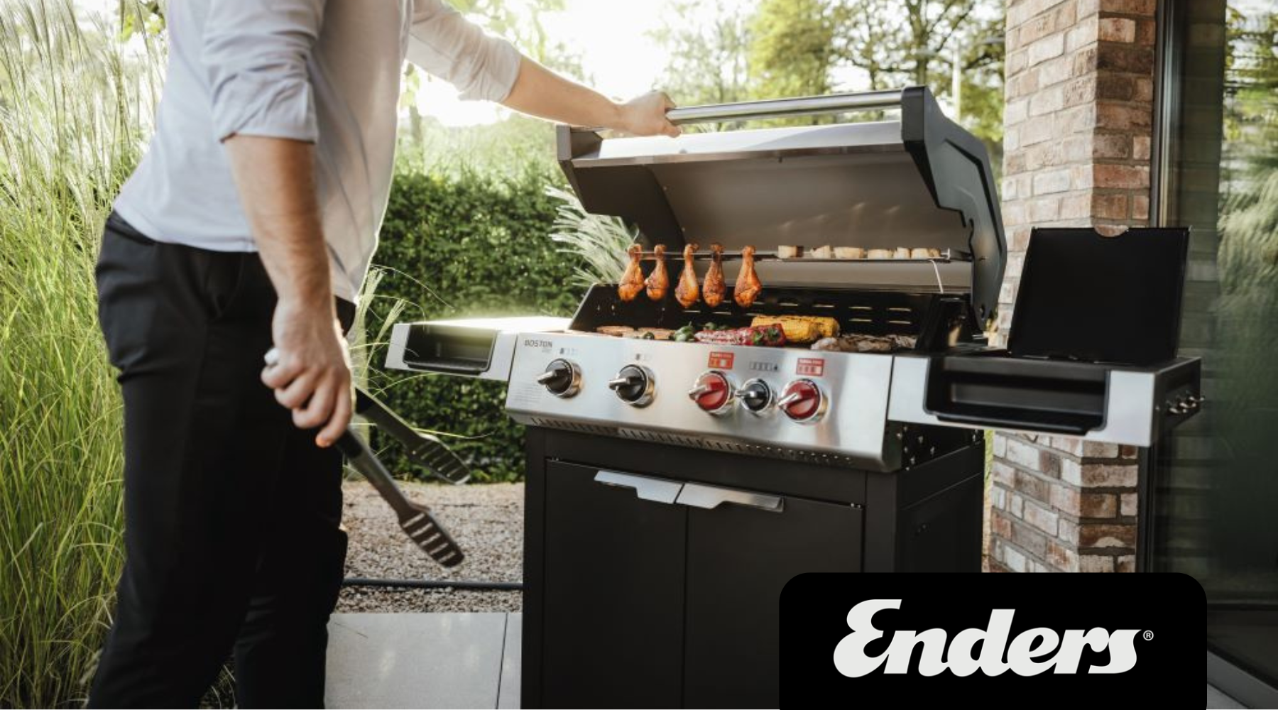 Grill gazowy Boston 4 KR Turbo II